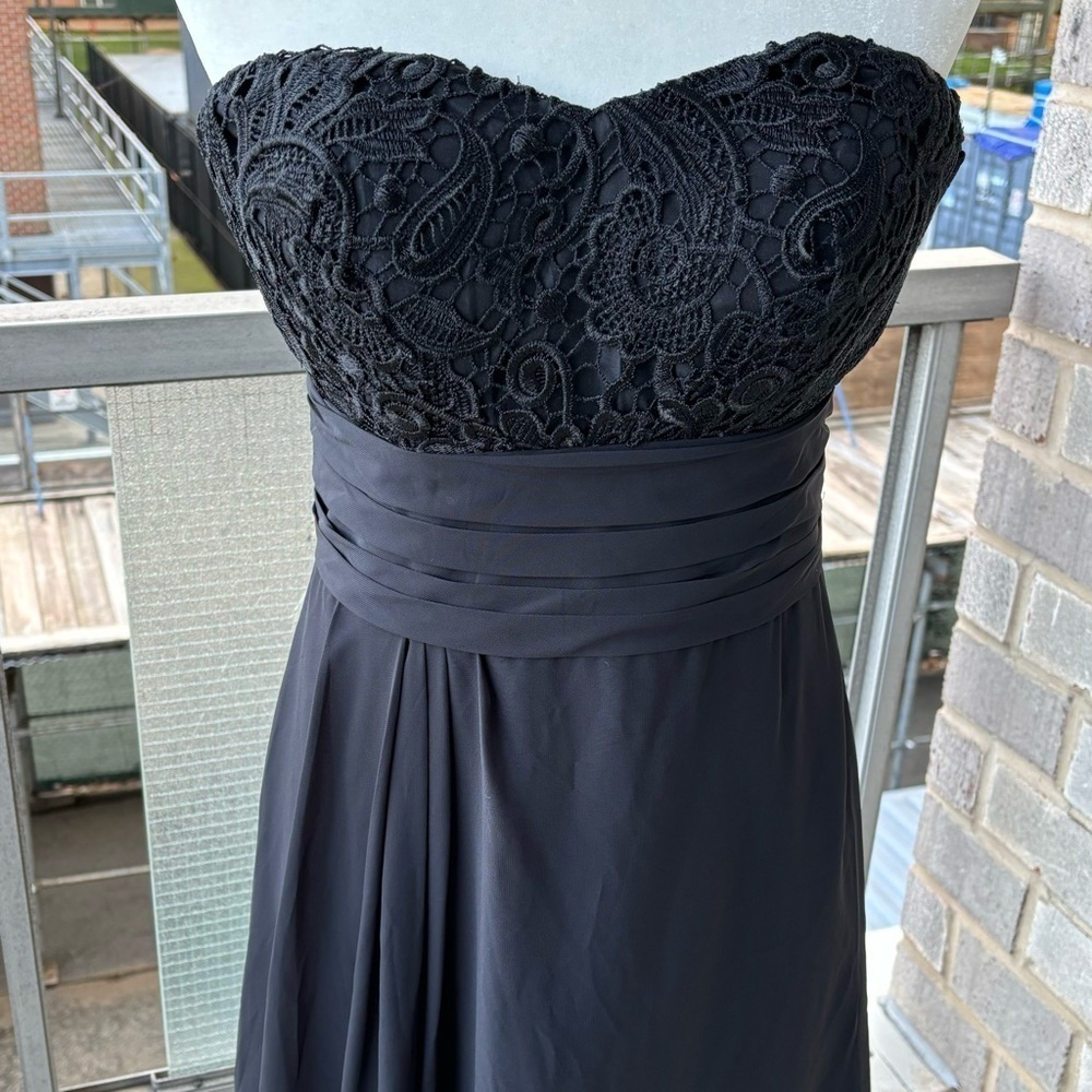 Bill Levkoff Strapless Gown Size 8 - Picture 3 of 6